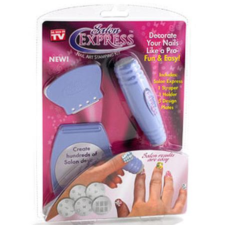 Salon Express, Nail Art Stamping Kit, kynsien koristelupakkaus